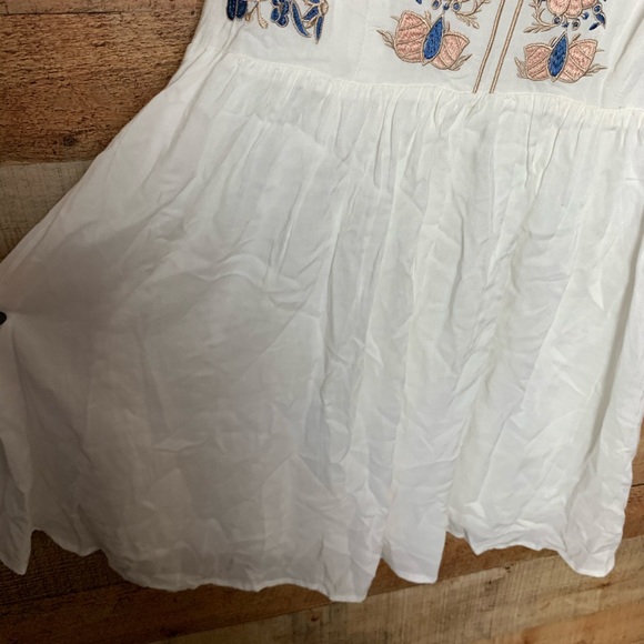 Lulus White Floral Embroidered Mini Dress - Picture 7 of 11